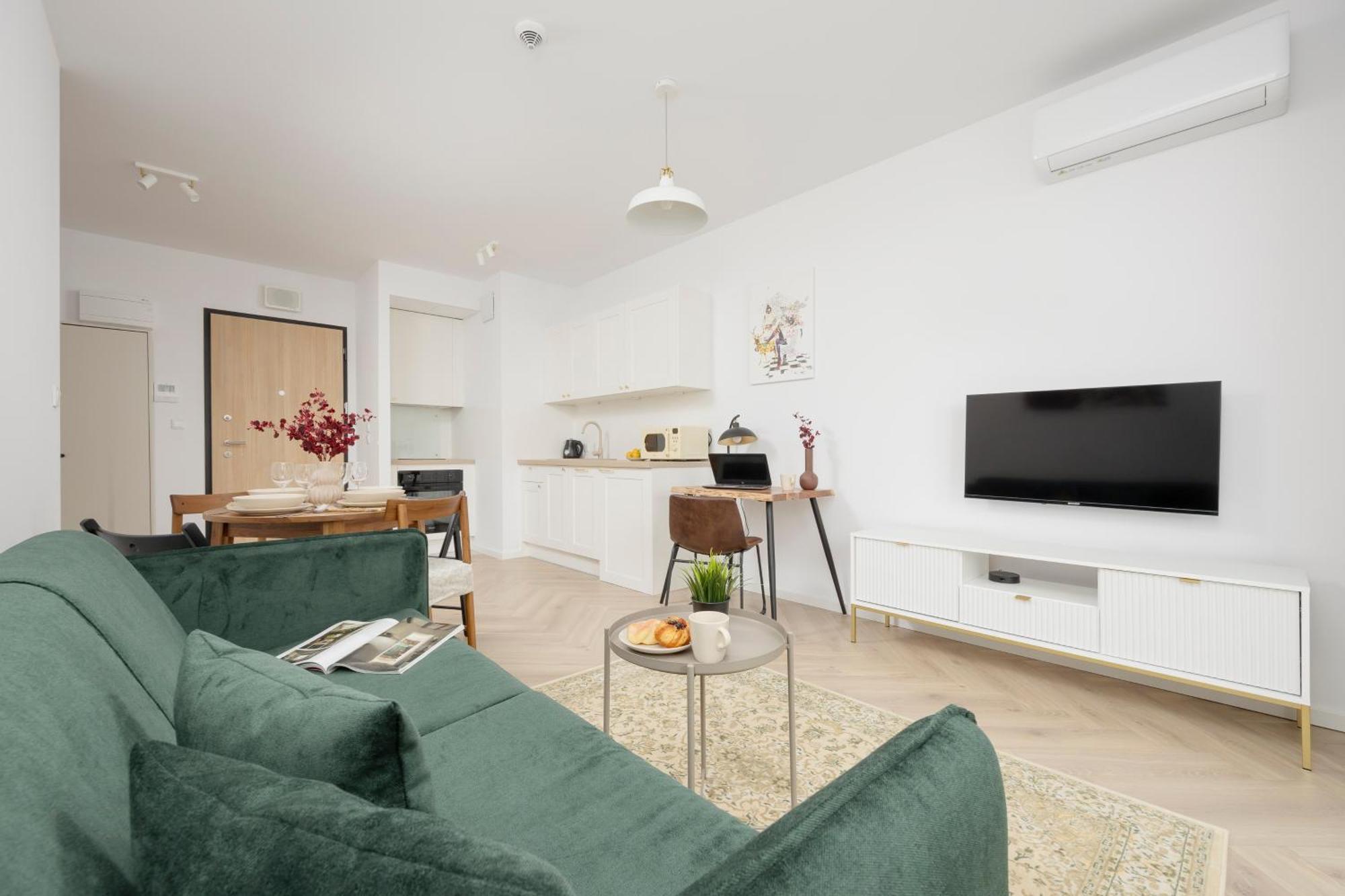 Modern Apartment With Balcony Near Aleje Jerozolimskie By Noclegi Renters Warszawa Eksteriør bilde