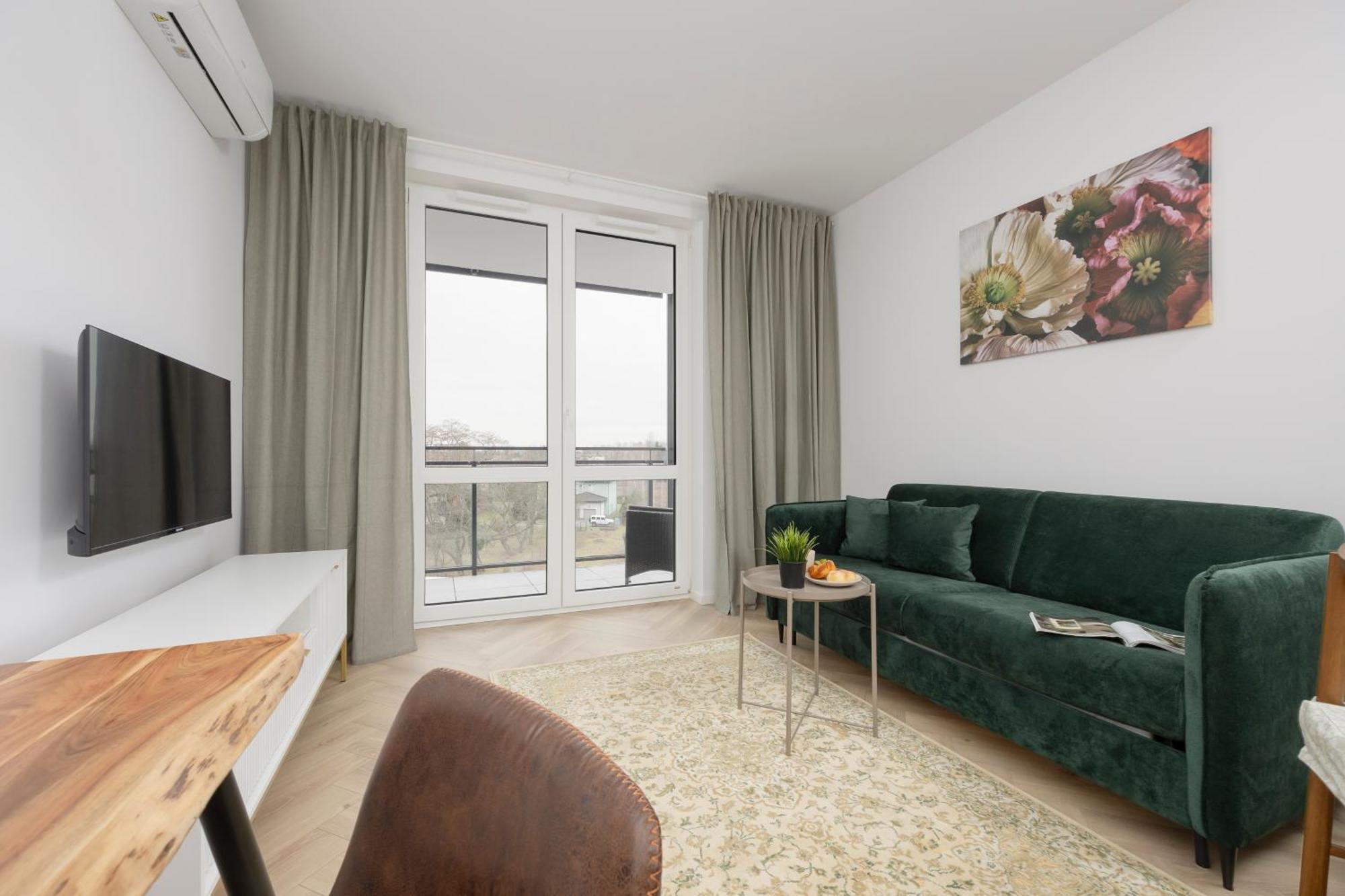 Modern Apartment With Balcony Near Aleje Jerozolimskie By Noclegi Renters Warszawa Eksteriør bilde