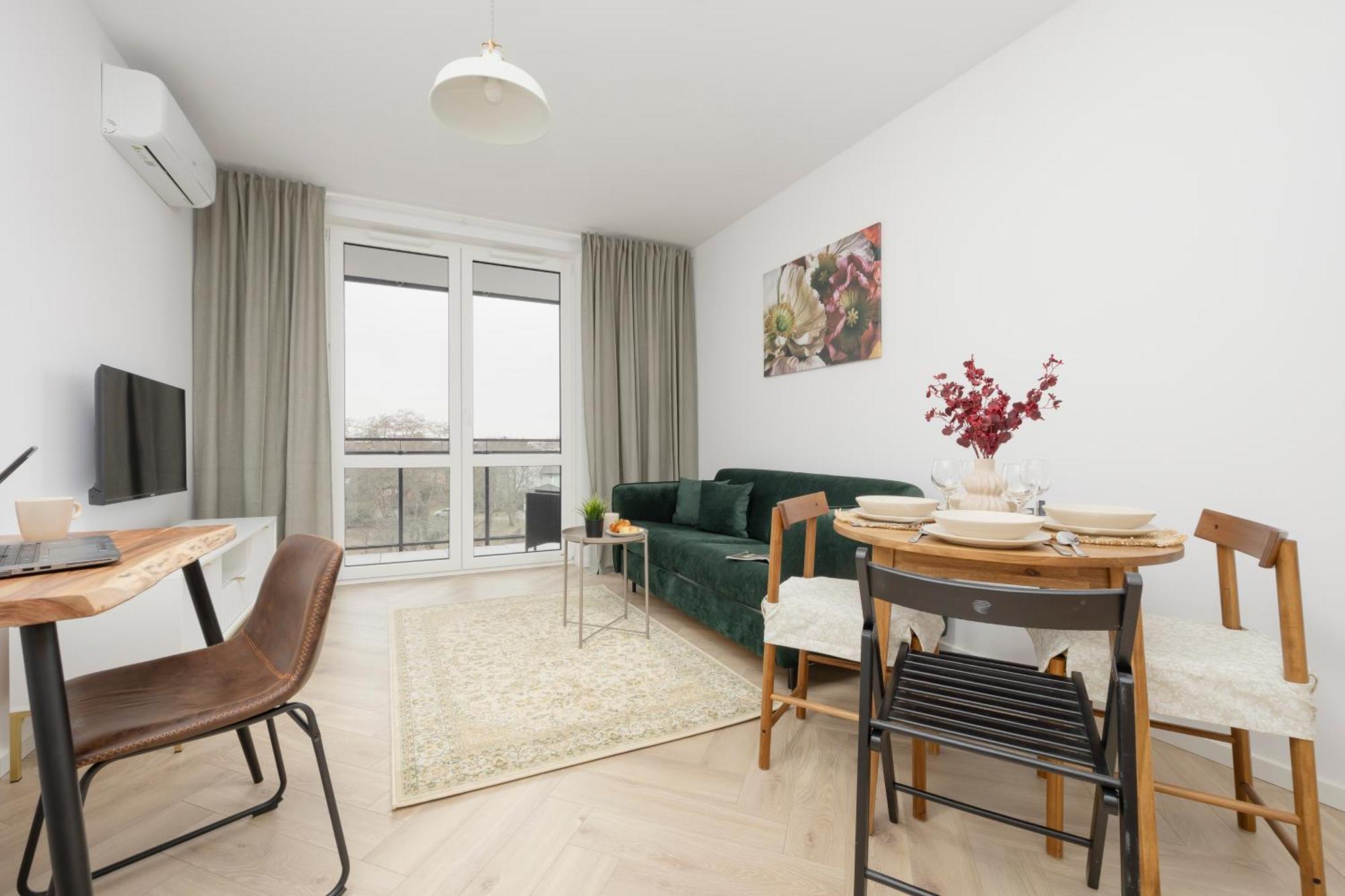 Modern Apartment With Balcony Near Aleje Jerozolimskie By Noclegi Renters Warszawa Eksteriør bilde